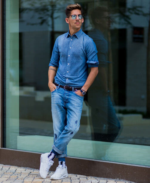 Jeanshemd kombinieren - so vielseitig stylen Sie das coole Hemd
