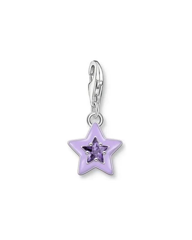 THOMAS SABO Sterling Silver Charm Bead With Colored Stone - 925 Silver, For Bracelets & Necklaces