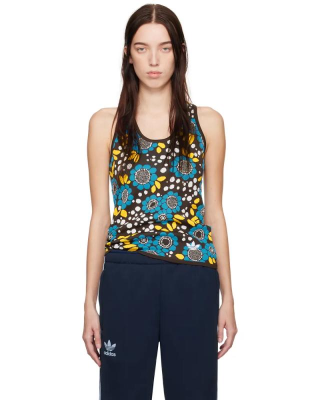 Adidas multicolor tank deals