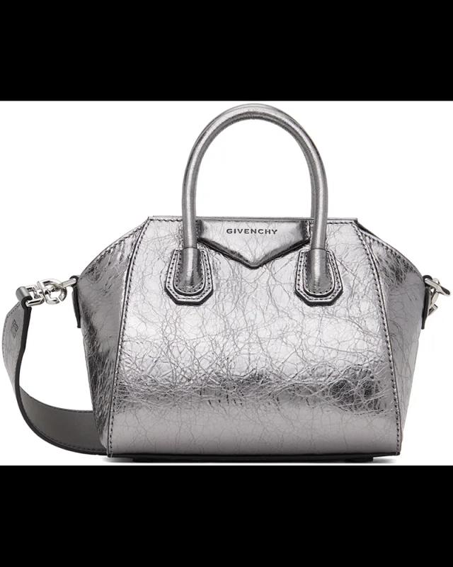 Silver givenchy antigona hotsell