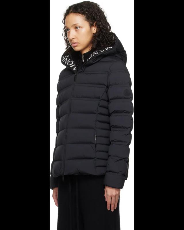 Black moncler down jacket sales