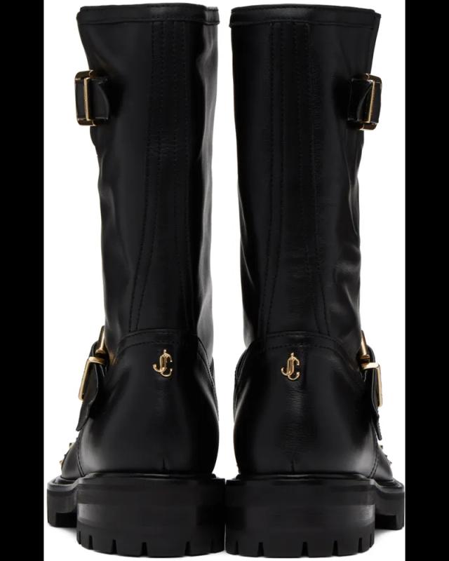 Black jimmy choo boots shop