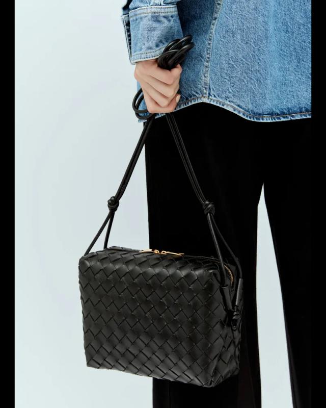 Bottega veneta small loop intrecciato woven hobo bag sale