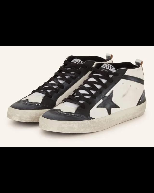 Black golden goose mid star sales