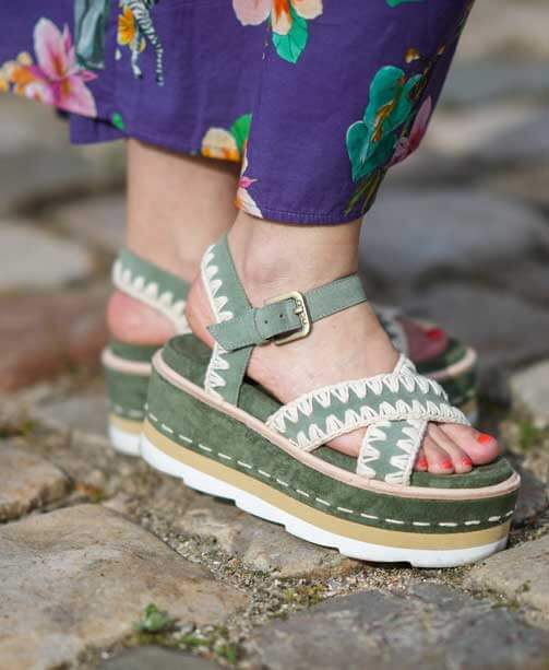 Sommer Sonne und gute Laune mit dieser gute Laune Zehensandale Schuhe Sandaletten Zehen-Sandaletten 