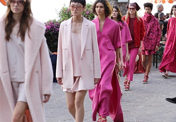 Models in Max Mara Cruise Collection