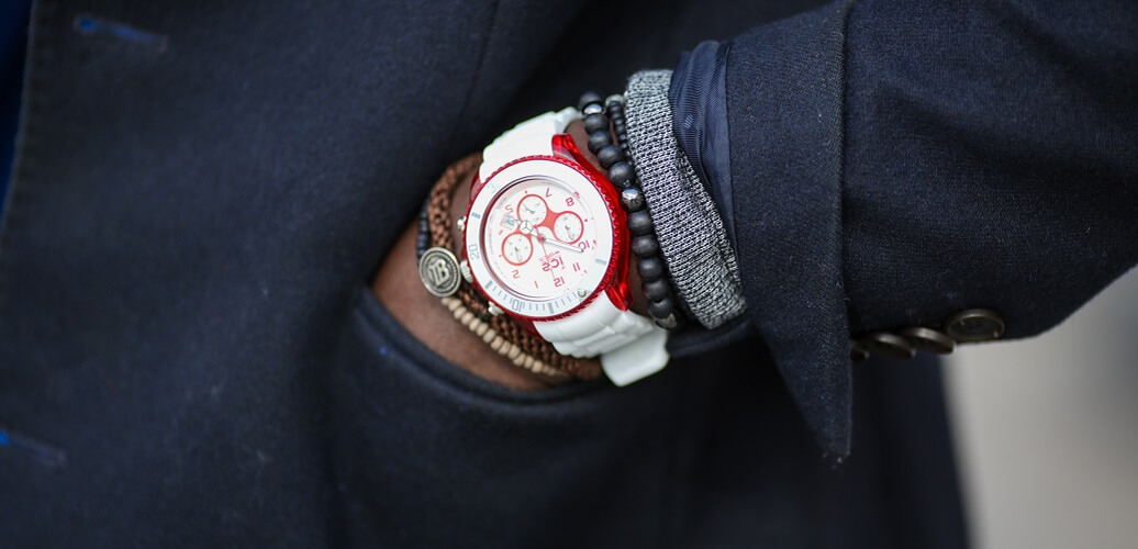 Streetstyle mit Herrenuhr
