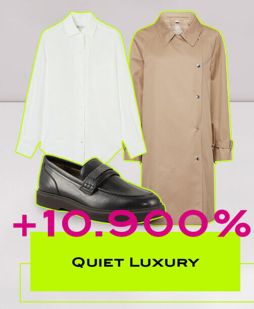 Fashion Data: Quiet Luxury ist jetzt ganz laut!