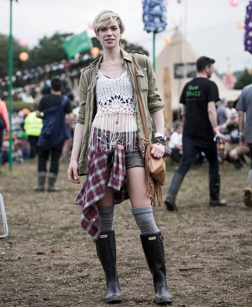 Festival Outfit für Regen